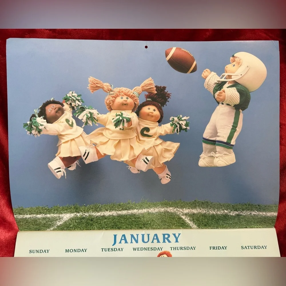 Vintage 1993 Cabbage Patch Kids 10th Birthday Calendar